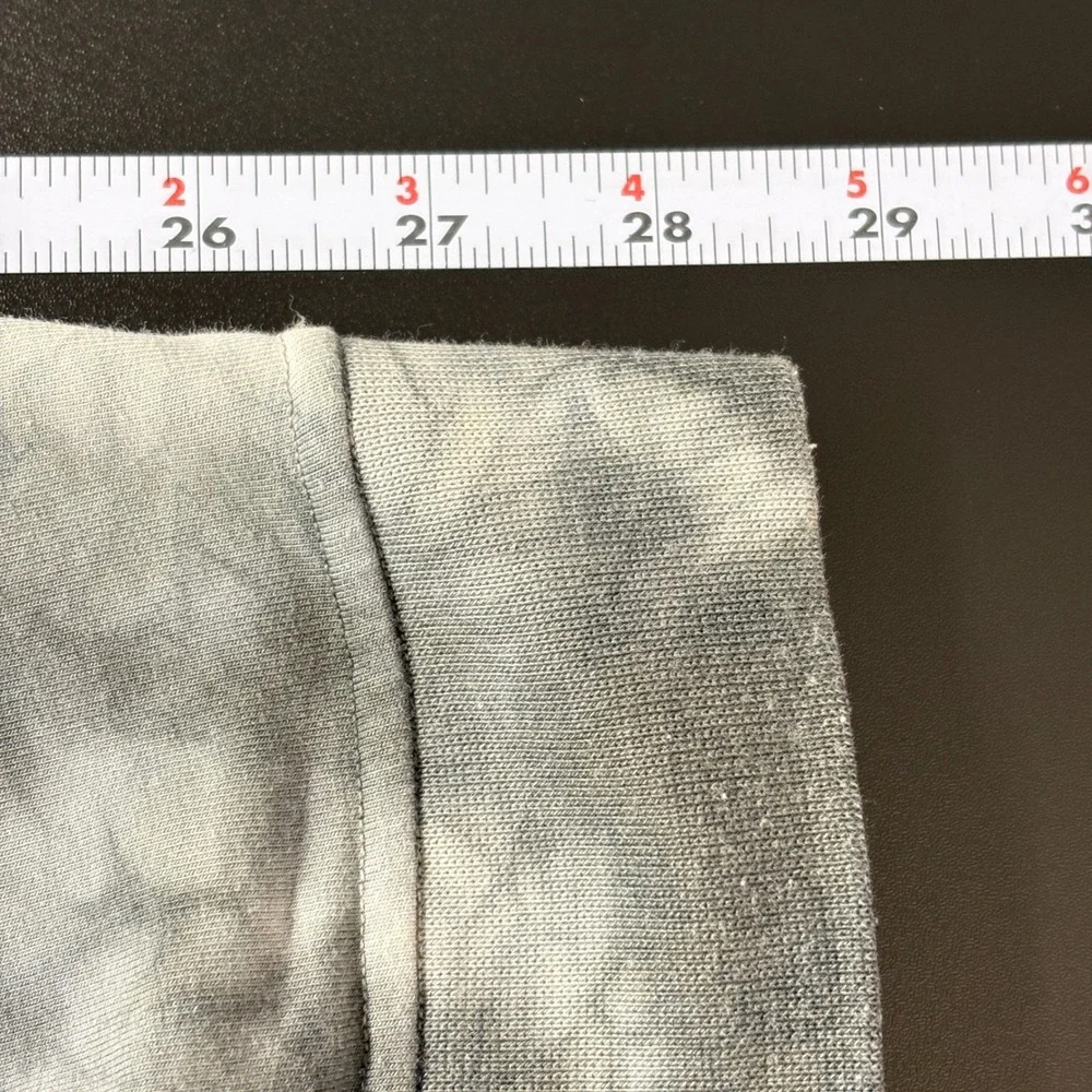 Lululemon Mens City Sweat Jogger Size L Black White Tie Dye French Terry Pants‎